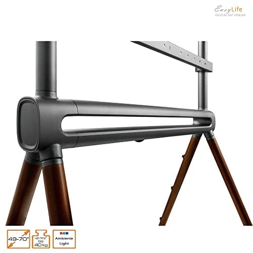 EasyLife - Design STAFFELEI 4-nożny statyw pod telewizor z oświetlenie - obrazek 8