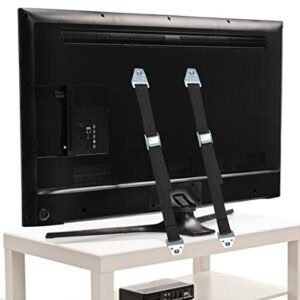 Regulowane paski chroniące przed przewróceniem do telewizora i mebli wytrzymały kabel bez przechylania pasek bezpieczeństwa, ochrona przed przewróceniem i trzęsieniem ziemi zabezpiecza do stojaka pod telewizor i ścian