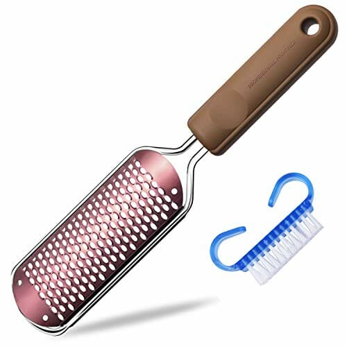 Pedicure pilnik do stóp - duży tarnik do stóp, kolosalny pilnik do stóp, profesjonalny pilnik do modzeli ze stali nierdzewnej, do mokrych i suchych stóp