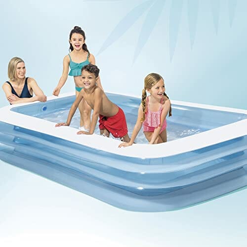 Intex Swim Center Family Pool Basen dla Dzieci, Niebieski/Biały, 305x183x56 cm - obrazek 4