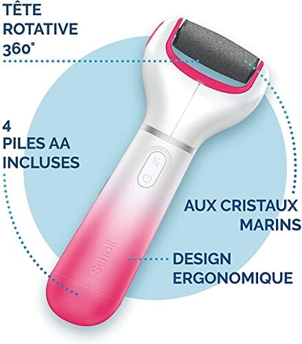 Scholl Doctor Velvet Smooth Express Pedi Elektryczna tarka różowa - obrazek 7