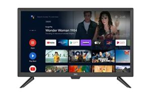 EKO K240HSG, 24" HD Android TV, Google, Chromecast Built in, Triple Tuner, Netflix, YouTube, Video, Czarny