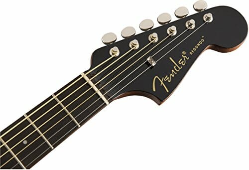 Fender Redondo Player - Gitara akustyczna z serii Kalifornii - czarny Jetty Black - obrazek 4