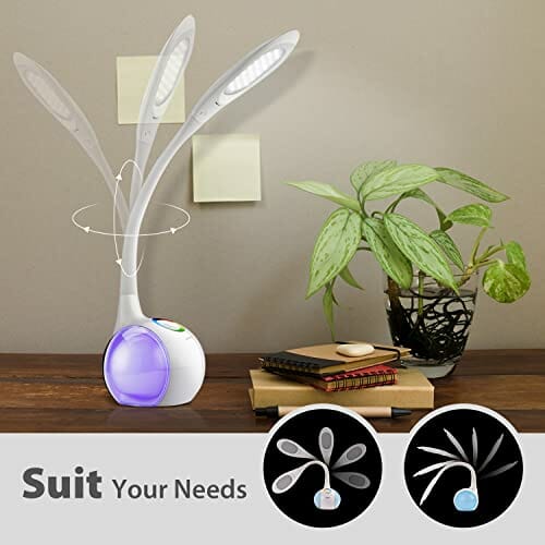 WILIT Lampka biurkowa LED dla dzieci, zmiana kolorów, lampka nocna dla - obrazek 6