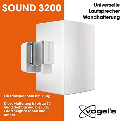 Vogel's SOUND 3200 Uniwersalny Uchwyt Ścienny, Biały - obrazek 6