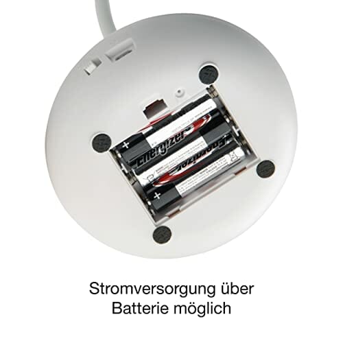 Unilux Bezprzewodowa lampa biurkowa LED Ukkky, 3 baterie AAA, ładowanie przez USB i ściemniacz dotykowy, biała - obrazek 6
