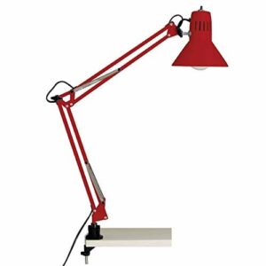 Brilliant Lampa biurkowa lampa zaciskowa na biurko Hobby czerwona
