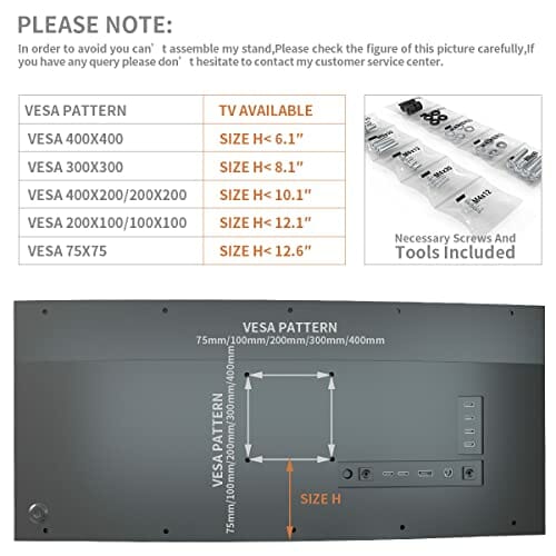 Uniwersalny stojak pod telewizor, do telewizorów o przekątnej od 21 do 119,4 cm, obracany o 90 stopni, 4 poziomy wysokości, z hartowanego szkła, do 45 kg - obrazek 2
