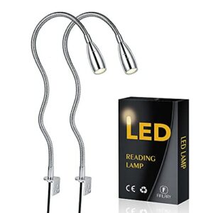 Lampka do czytania LED,lampka nocna Oświetlenie naścienne Półka na biu