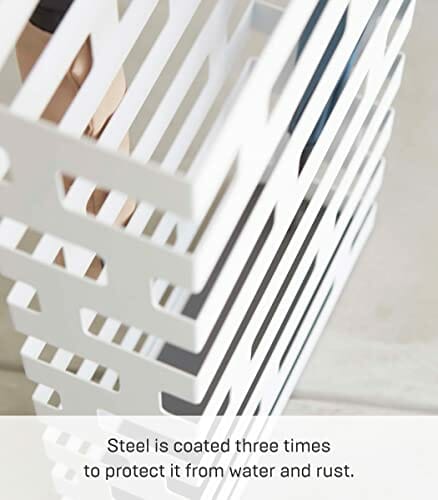 Yamazaki Brick stojak na parasol, stal, biały, L - obrazek 4