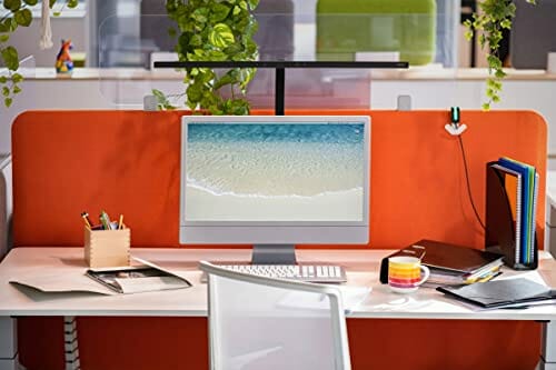 Unilux Lampa biurkowa LED Strata do zaciskania, ściemniana, czarna, 70 x 80 cm - obrazek 4