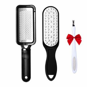 FOLAI pilniki do stóp, zestaw pilników do pedicure nożnych, pilniki ze stali nierdzewnej, pilniki ze stali nierdzewnej, pilnik do pielęgnacji stóp narzędzie do pedicure zarówno na mokro, jak i na sucho pęknięte stopy