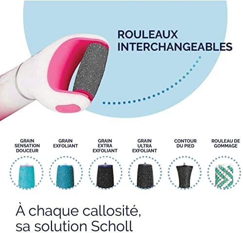 Scholl Doctor Velvet Smooth Express Pedi Elektryczna tarka różowa - obrazek 5