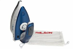 Palson Traveller – żelazko parowe na podróż, 1000 W, niebieskie i białe