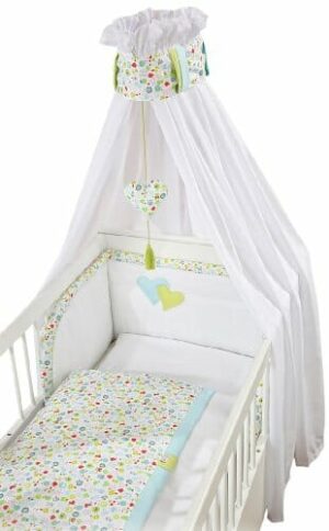 Christiane Wegner 0311 00-555 zestaw pościeli do łóżeczka dziecięcego, 70 x 140 cm