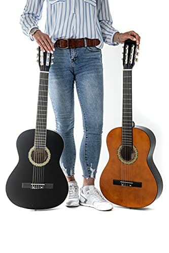 gitara koncertowa, gitara klasyczna, 4/4 honey - naturalna, Zestaw sta - obrazek 4