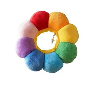 Elizabeth Circle, Obroże Regeneracyjne dla Psów, Pet Protective Recovery Circle, Obroża Regeneracyjna Zwierząt, Wygodny Stożek dla Kota, Anti-scratch Anti-lizanie Miękki Kołnierz Wypełniony Bawełną (M)