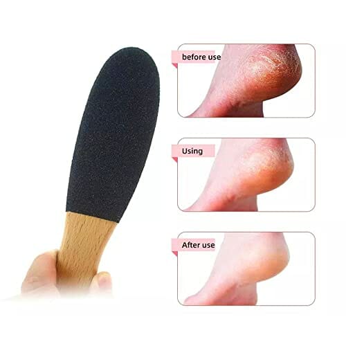 2 sztuki pilników do stóp, pilnik do stóp, do usuwania zrogowaciałego naskórka, przenośny pilnik do pielęgnacji stóp, do usuwania martwego zrogowaciałego naskórka i zrogowaciałego naskórka - obrazek 4