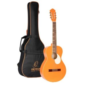 Ortega Guitars gitara koncertowa Full Size – seria Gaucho – Parlor Body – w zestawie torba Gigbag – świerk do żucia (RGA-ORG)
