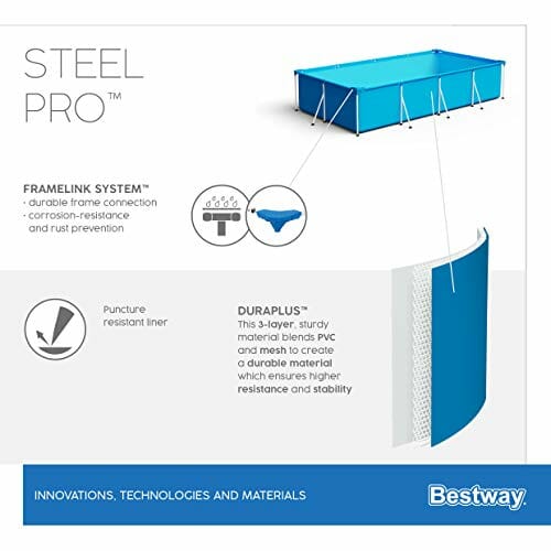 Bestway Steel Pro Frame basen bez pompy, prostokątny, 400 x 211 x 81 cm - obrazek 4