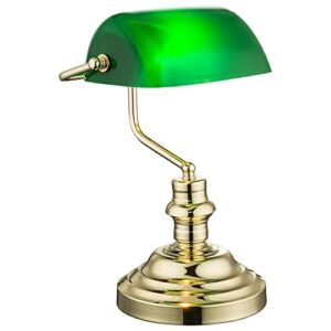 Nostalgia antyczny retro lampa stołowa bankier lampa biurkowa antyczna