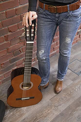 gitara koncertowa, gitara klasyczna, 4/4 honey - naturalna, Zestaw sta - obrazek 3