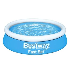 Bestway Fast Set Basen Ogrodowy, Biały/Niebieski, 183 x 51 cm