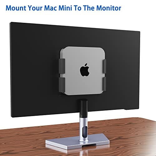 Hikig Mac Mini Mount, niestandardowy metalowy uchwyt na Mac Mini, uchwyt ścienny, uchwyt pod biurkiem, uchwyt VESA do Mac Mini, kompatybilny z Mac Mini 2010 Mac Mini - 2022 M1 Mac Mini, ze śrubami do płyt kartonowo-gipsowych, kotwami, śrubami VESA - obrazek 7