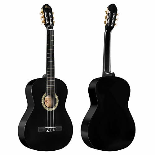 Winzz Pełnowymiarowa gitara klasyczna 4/4 dla dorosłych, nastolatków, - obrazek 7