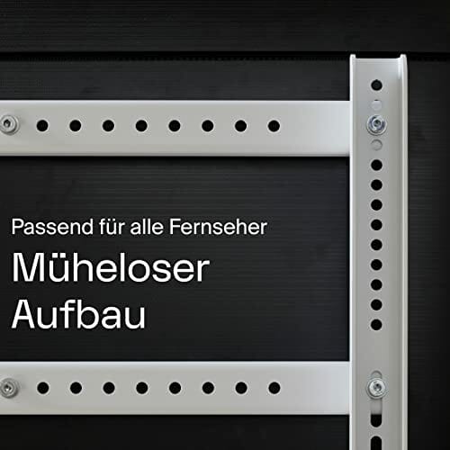 Pedestal Bendy wysoka szafka pod telewizor, stojak pod telewizor, duński design, wysoki stolik pod telewizor do salonu, szafka pod telewizor, kolor czarny - obrazek 2