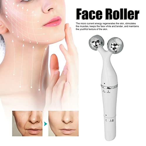 3D Face Roller Masaż Masażer do Liftingu Twarzy, Rolka do Masażu Twarzy Przeciwzmarszczkowy Masażer do Twarzy Napinanie Skóry Usuwanie Podwójnego Podbródka - obrazek 8