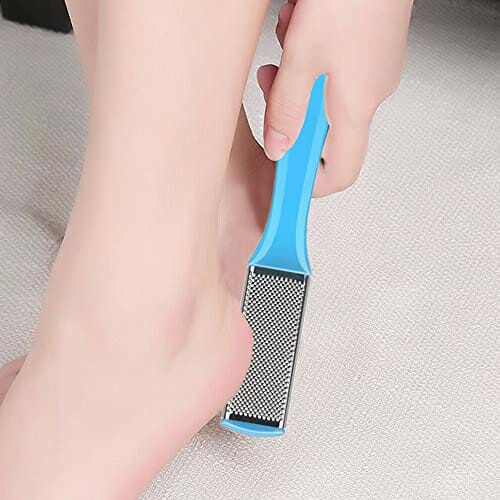 Zestaw pilników do stóp 8 w 1 profesjonalny zestaw do usuwania twardej skóry pedicure ze stali nierdzewnej narzędzia do pielęgnacji stóp dla kobiet mężczyzn do salonu lub domu - obrazek 7