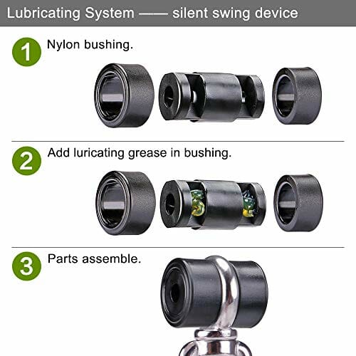 BeneLabel Drewno/betonowy wieszak na hamak, huśtawka, śruba wisząca, o - obrazek 6