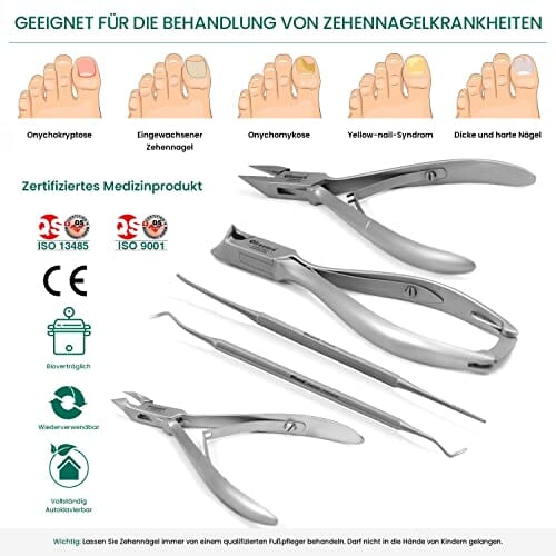 5-częściowy Zestaw Wklęsłych, Strzałkowych i Czołowych Cążek Firmy Bli - obrazek 6