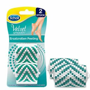 Scholl Velvet Smooth 3040423 Rolki do Pilnika, Szary, 2 szt.