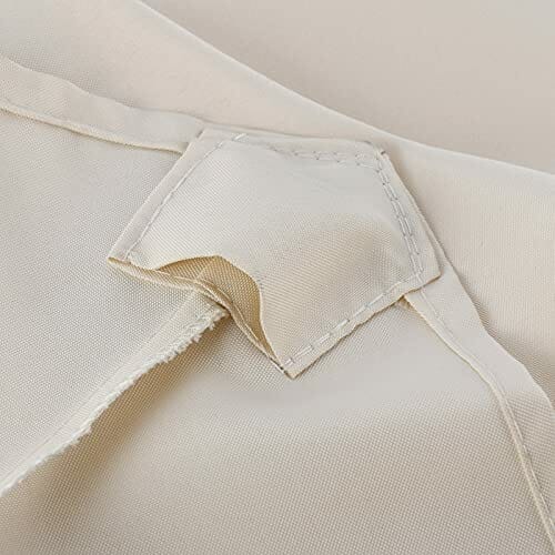 3 m Terrassenschirm, Ersatz-Baldachin, große 8 Rippen, Schirmabdeckung, Baldachin, Outdoor-Tischmarktschirm, Ersatz für Hof, Garten, Strand, Pool, Deck (nur Baldachin), beige - obrazek 5