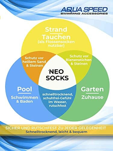 Aqua Speed NEO SOCKS for kids | 20-29 | Neoprene socks | Kids | Non-sl - obrazek 5