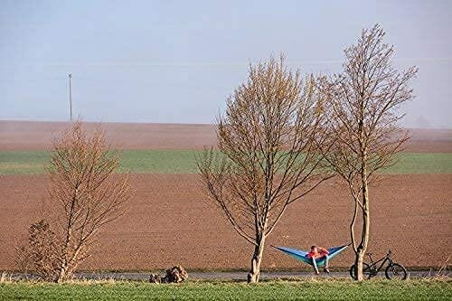 AMAZONAS Hamak Ultralekki hamak Adventure lodowy niebieski 275 cm x 14 - obrazek 4