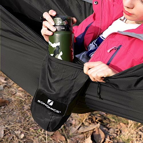 SONGMICS Gdc16Bg Hamak, Czarny i Szary - obrazek 6