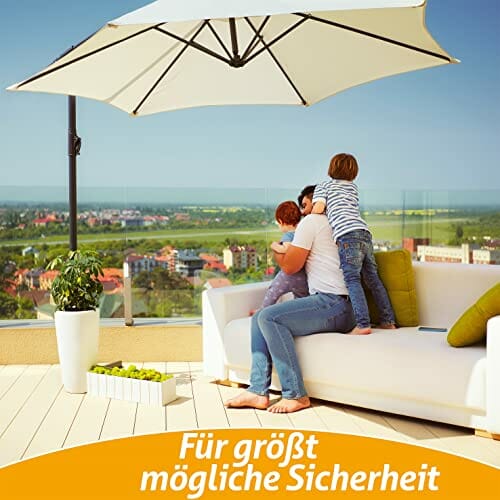 4smile Bodenhülse Sonnenschirm - Edelstahl Bodenanker Sonnenschirm SunnyGround zum Einbetonieren, bis 1.000kg belastbar - Sichere Befestigungslösung für jeden Ampelschirm - obrazek 5