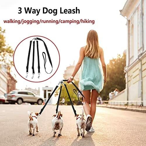 ASOCEA Smycz dla Psów 3 w 1, Wielokierunkowa Smycz dla Zwierząt Domowy - obrazek 2