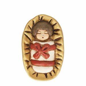 Thun Dzieciątko Jezus klasyczna szopka, ceramika, kolorowa