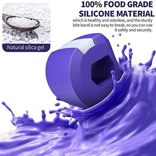 4-częściowy Jawline Exerciser Fitness Ball, Facial Fitness Ball, Ćwiczenia Most do żucia, Twarz Szyja Trener do wzmocnienia i naprężenia obszaru szczęki i szyi - obrazek 6