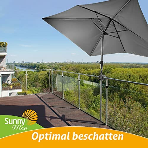 4smile Uchwyt na parasol przeciwsłoneczny na balustradę balkonową - be - obrazek 5