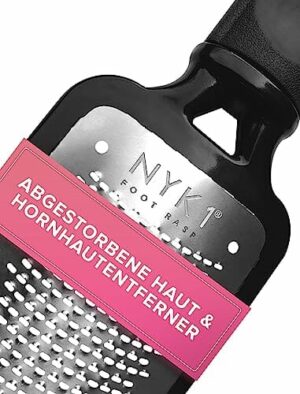 ODPORNY NA RDZĘ Pilniki Do Stóp Pedicure Z Pojemnikiem (Rozmiar XL) NY