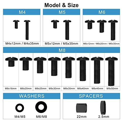 VESA zestaw śrub do montażu ściennego telewizora - pasuje do telewizor - obrazek 9