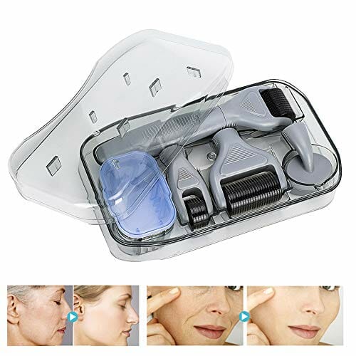 Dermaroller, 6 W 1 Micro Derma Roller, Masażer Do Pielęgnacji Skóry Trądzikowej, 0,5 Mm / 1 Mm / 1,5 Mm Opcjonalnie - obrazek 3