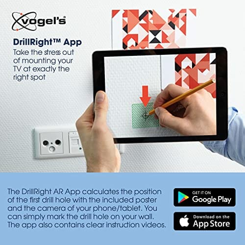 Vogel's TVM 3405SP płaski uchwyt ścienny OLED do telewizorów 32-77", maks. 50 kg, maks. VESA 400 x 200, LG OLED, uniwersalna kompatybilność, odległość od ściany tylko 2,2 cm - obrazek 2