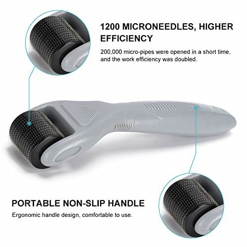 Dermaroller, 6 W 1 Micro Derma Roller, Masażer Do Pielęgnacji Skóry Trądzikowej, 0,5 Mm / 1 Mm / 1,5 Mm Opcjonalnie - obrazek 6
