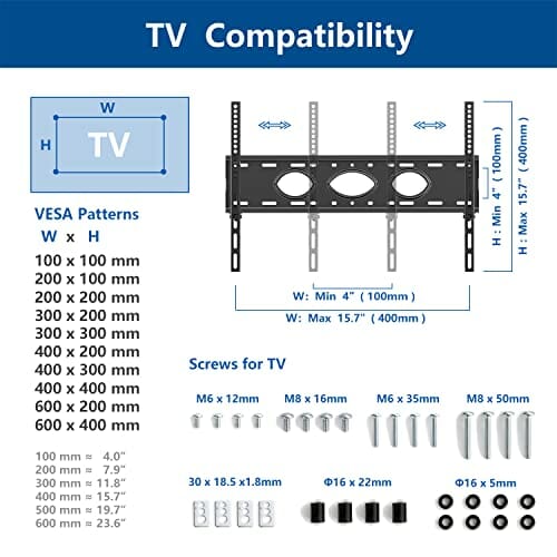 RFIVER Mobilny stojak na telewizor do większości płaskich i zakrzywionych wózków telewizyjnych o przekątnej 32–70 cali, z półkami ze szkła hartowanego, zamykane kółka, uchwyt, obrotowa regulacja wysokości, maks. VESA 600 x 400 mm - obrazek 3